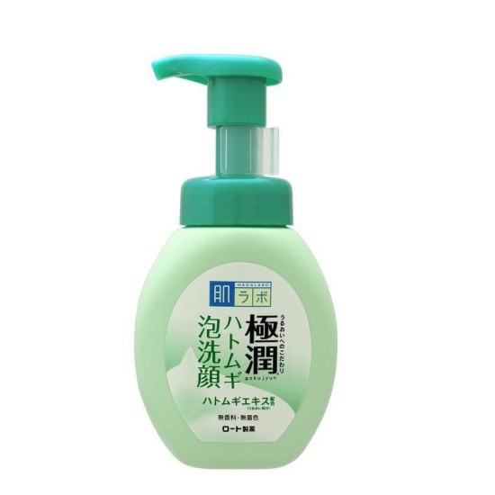 Hada labo Gokujyun Pore Cleaning Adlay Foaming Face Wash