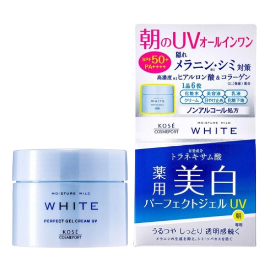 kose cosmeport moisture mild white perfect gel UV SPF 50+ PA++++
