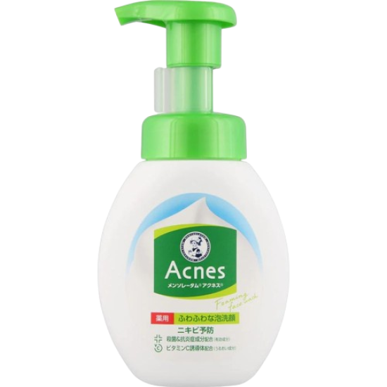 Rohto Mentholatum Acnes Medicated Fluffy Foam Face Wash