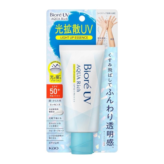 Biore UV Aqua Rich Light Up Essence Sunscreen  SPF 50+ PA ++++