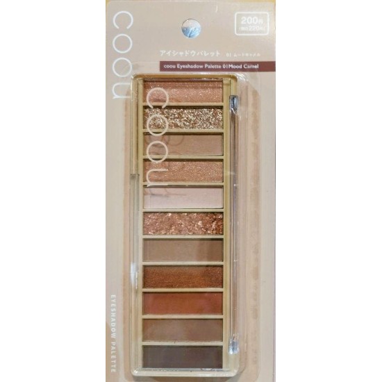 DAISO Coou Eyeshadow Palette 01 Mood Camel
