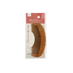 DAISO peach wood comb