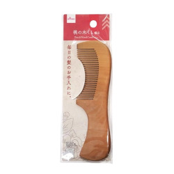 Daiso Peach Wood Comb (Wide)