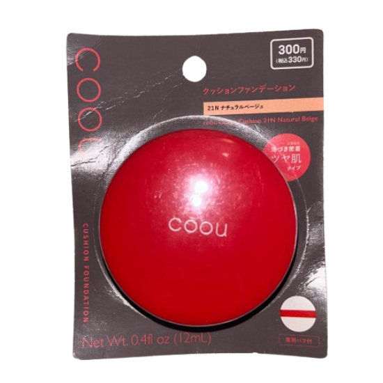 Daiso COOU Cushion Foundation 21N Natural Beige