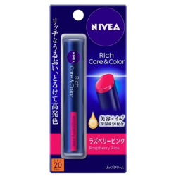 Nivea Rich care & coloring lip Raspberry pink spf 20 PA ++ (2 gm)