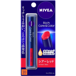 Nivea rich care & coloring lip balm -  sheer Red spf 20 PA ++ (2 gm)