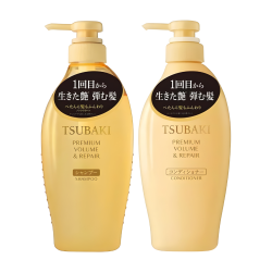 Shiseido Tsubaki Premium Volume & Repair Shampoo & Conditioner Set | (450ml + 450 ml)
